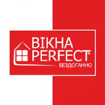 Лого Перфект, національна мережа вікон та дверей